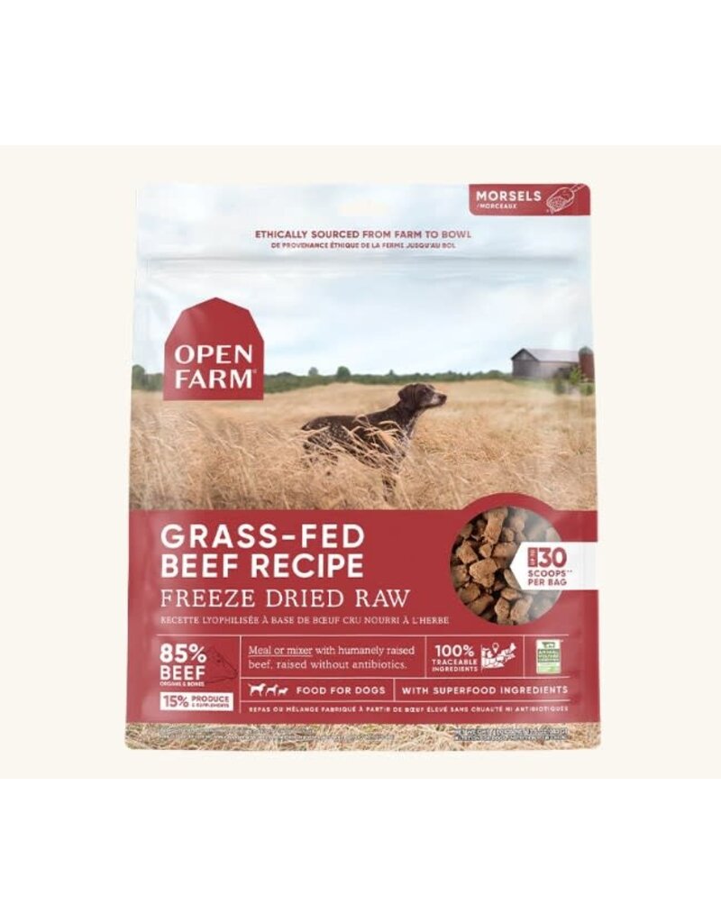 Open Farm Freeze Dried Raw Dog Food Beef 13.5 Oz