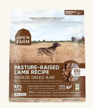 Open Farm Freeze Dried Raw Dog Food Lamb 13.5 Oz