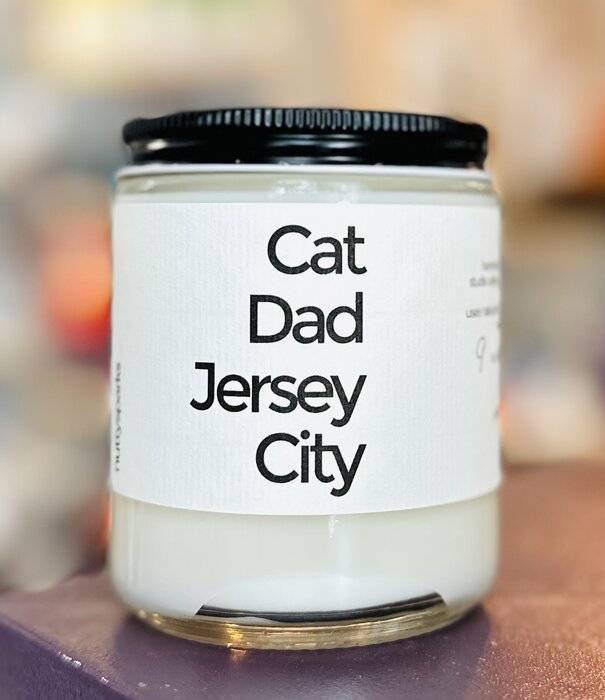 NuttySpark NuttySparks Jersey City Candle Cat Dad