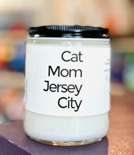 NuttySparks Jersey City Candle Cat Mom