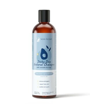 Kin + Kind Itchy Dog Natural Shampoo Tea Tree & Grapefruit 12 oz