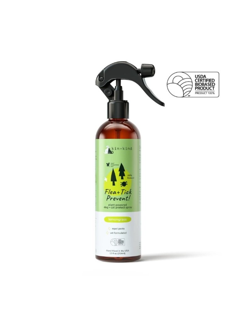 Kin + Kind Kin + Kind Flea/Tick Protect Lemongrass 12 oz