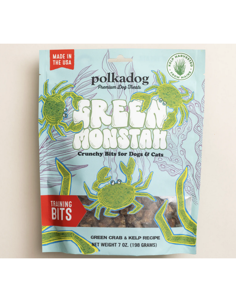 Polka Dog Green Monstah Bites 7 oz