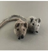 Pawsome Pet Toys Pawsome Pets Toys Felted Cat Mouse Toy Light Grey