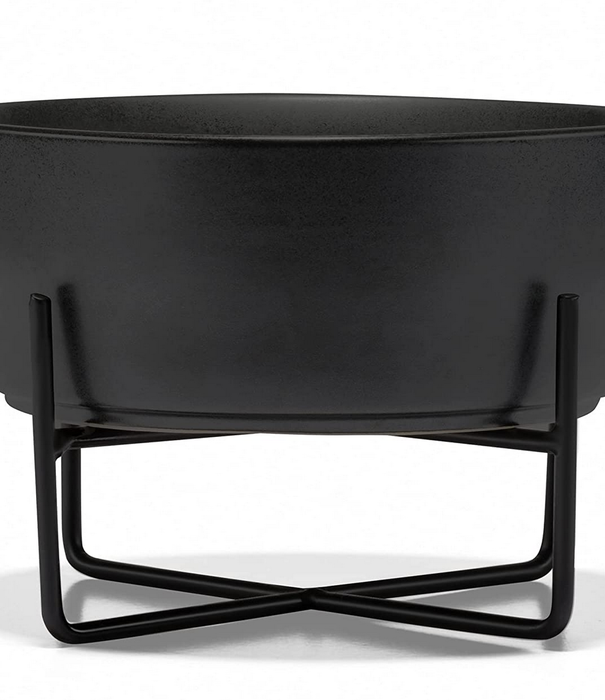 Waggo Waggo Simple Solid Dog Bowl + Stand