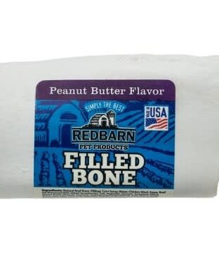 Red Barn Small Filled Bone Peanut Butter