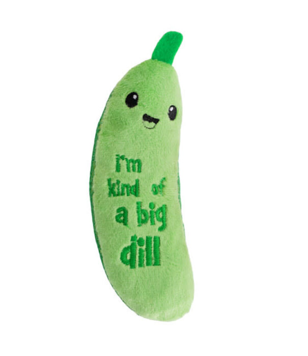 Petstages Crunchy Pickle Kicker Dental Cat Toy