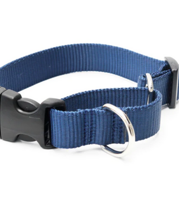 MIMI GREEN Mimi Green Martingale Dog Collar 5/8" Navy Medium