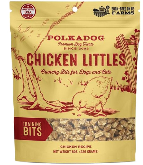 Polka Dog Chicken Littles Training Bits 8 oz