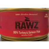RAWZ Cat 96% Turkey & Salmon Pate