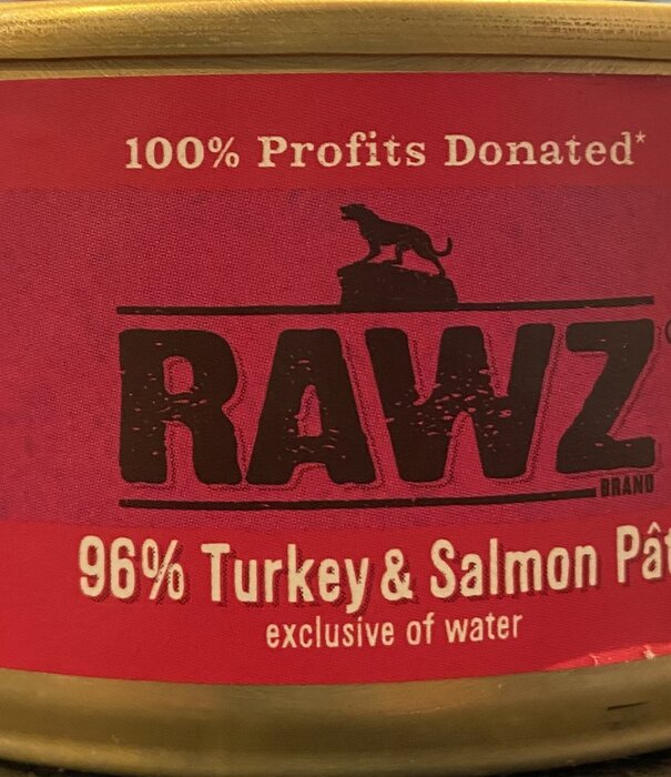 RAWZ Cat 96% Turkey & Salmon Pate