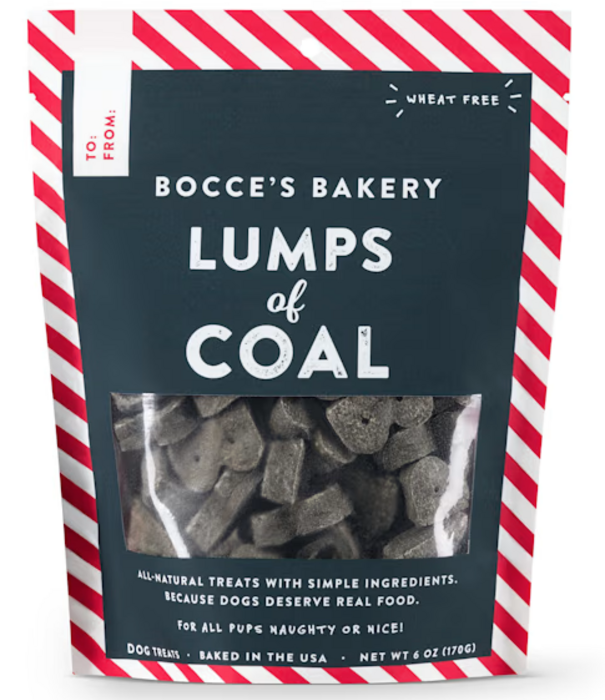 Bocce's Bakery Bocce's Bakery Dog Treats Holiday Lumps of Coal 6 oz