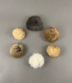 Pawsome Pet Toys Rabbit Fur Ball Cat Toy