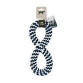 Tall Tails Navy Braided Infinity Dog Tug Toy