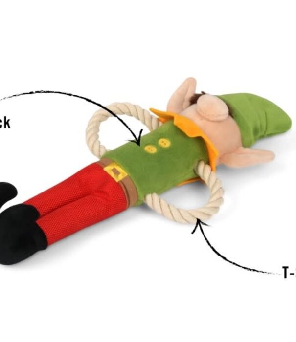 P.L.A.Y. Merry Woofmas Santa's Little Elf-er