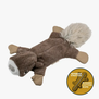 Tall Tails Stuffless Squirrel Squeaker Dog Toy