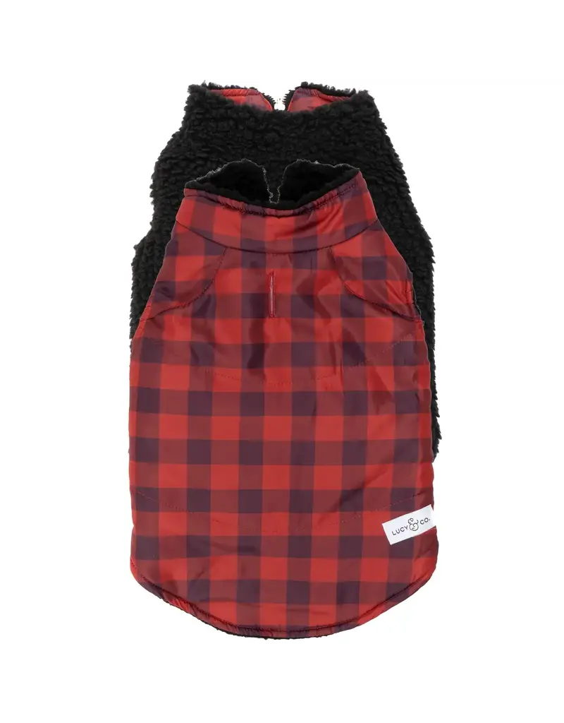 Lucy & Co. Lucy Co Reversible Teddy Vest