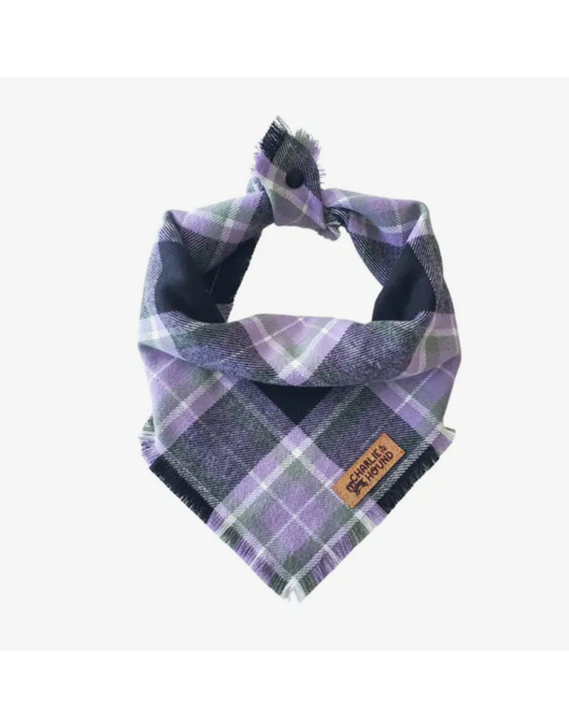 Charlie & the Hound Charlie & the Hound Plaid Flannel Tie-on Dog Bandana