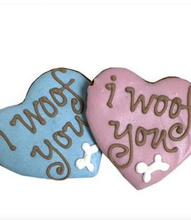 Bubba Rose Biscuit Co. Loose Treats Woof Hearts
