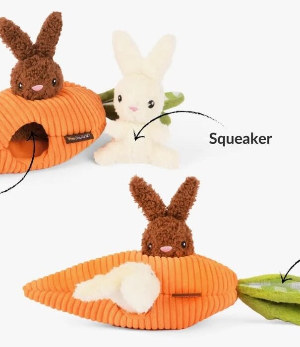 P.L.A.Y Hippity Hoppity Plush Toy Funny Bunnies