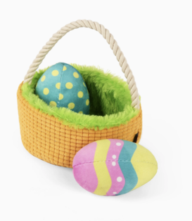P.L.A.Y Hippity Hoppity Plush Toy Eggs-Cellent Basket