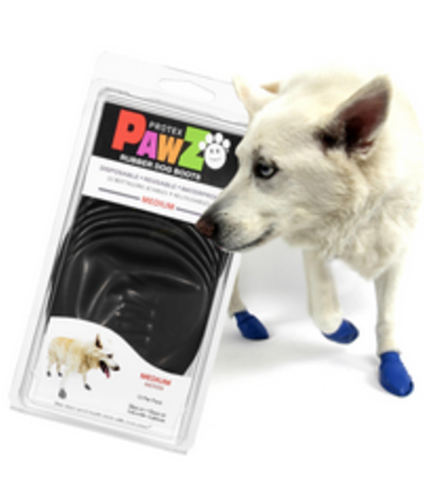 Pawz Pawz Dog Boots Black 12 ct