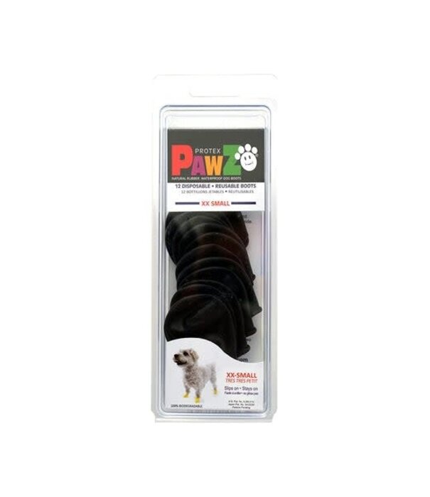 Pawz Pawz Dog Boots Black 12 ct