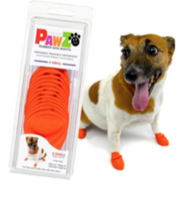 Pawz Pawz Dog Boots Orange 12 ct