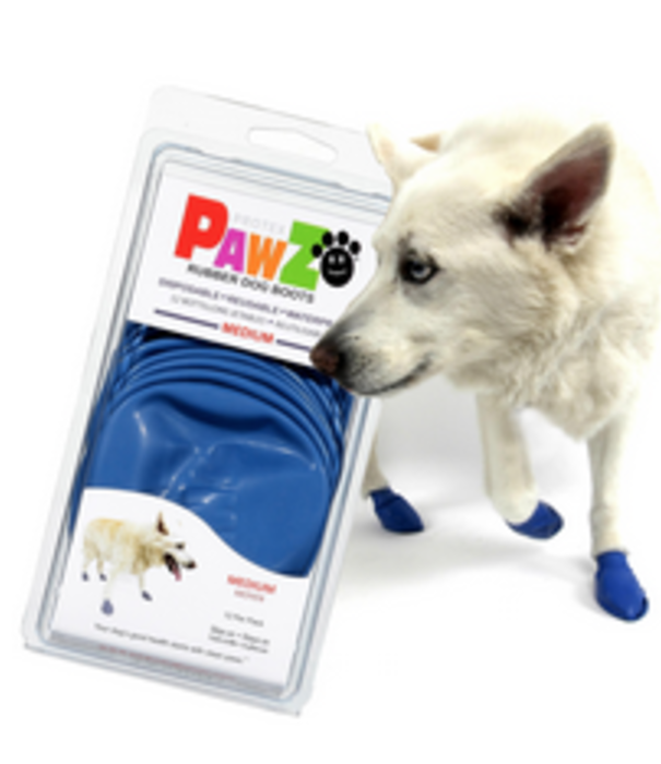Pawz Pawz Dog Boots Blue 12 ct