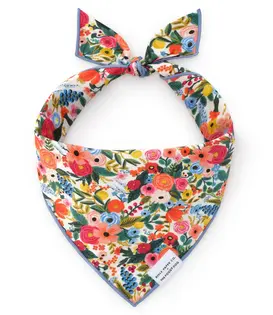 Rifle Paper Co. x TFD Garden Party Spring Dog Bandana Medium