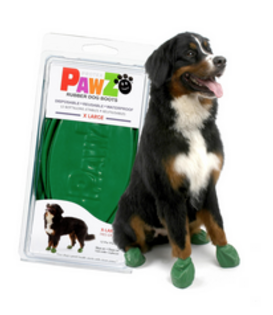 Pawz Dog Boots Green 12 ct