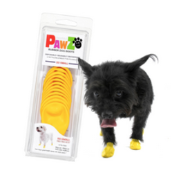 Pawz Pawz Dog Boots Yellow 12 ct