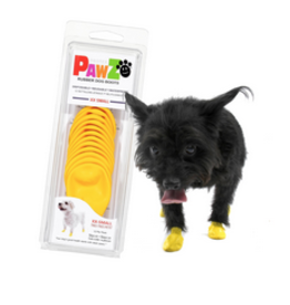 Pawz Pawz Dog Boots Yellow 12 ct