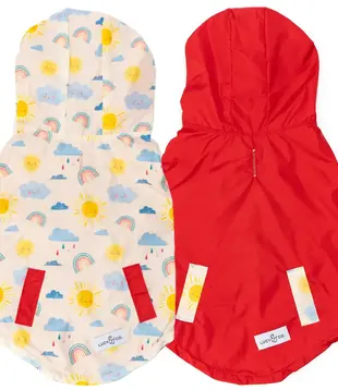 Lucy & Co Reversible Rain coat The Rain or Shine Small