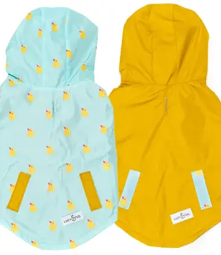 Lucy & Co Reversible Raincoat The Lucky Ducky XL