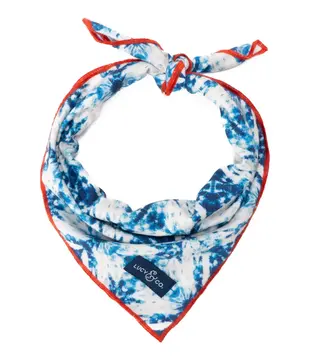 Lucy & Co Blueberry Twist Bandana Large