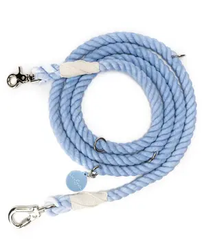Lucy & Co The Denim Blue Hands-Free Rope Leash