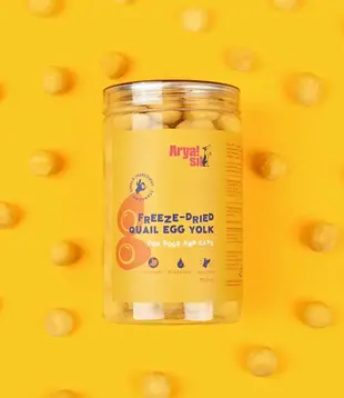 Arya Sit Freeze-Dried Egg Yolk Large for Cats and Dogs