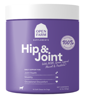 Open Farm Dog Supplement Hip & Joint Chews 90 count