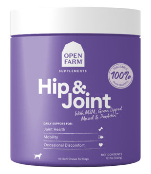 Open Farm Dog Supplement Hip & Joint Chews 90 count