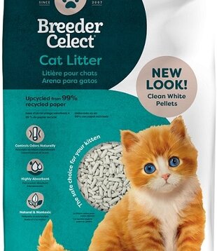 Breeder Celect Recycled Paper Cat Litter 7lb
