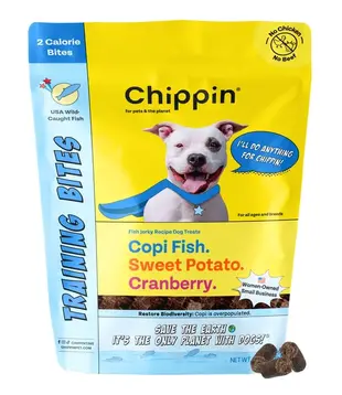 Chippin Training Bites Copi Fish Sweet Potato Cranberry 5oz