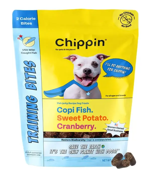Chippin Chippin Training Bites Copi Fish Sweet Potato Cranberry 5oz