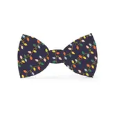 The Foggy Dog RPC x TFD Holiday Lights Dog Bow Tie Large