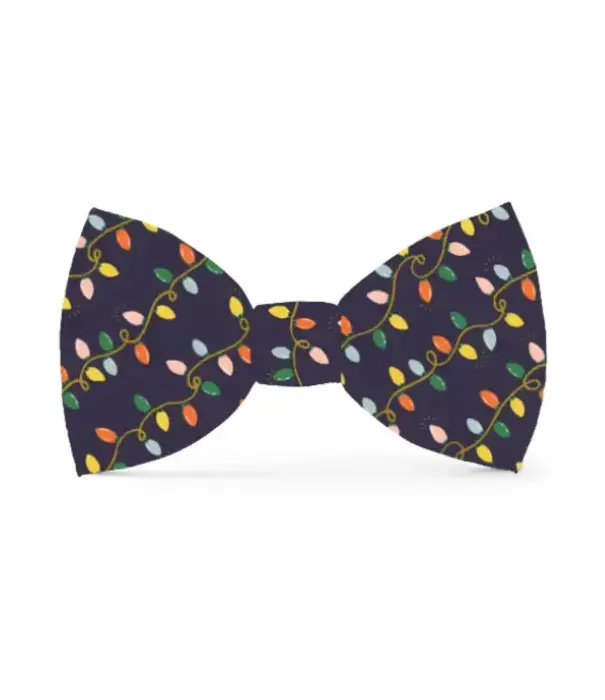The Foggy Dog The Foggy Dog RPC x TFD Holiday Lights Dog Bow Tie Large
