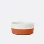 Waggo Dipper Ceramic Dog Bowl Teracotta Medium
