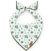 The Foggy Dog Gray Malin X Tfd Powder Day Holiday Dog Bandana Large