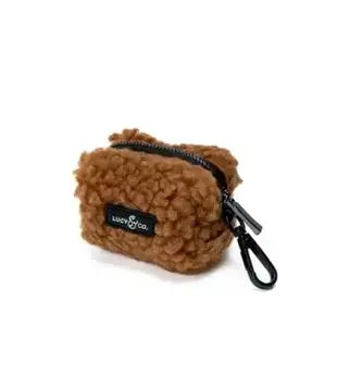 Lucy & Co The Cinnamon Teddy Poop Bag Holder