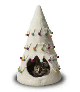 Dharma Dog Karma Holiday Xmas Tree White