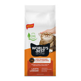 World's Best Cat Litter Low Track & Dust Control Multiple Cat Unscented 15 lb
